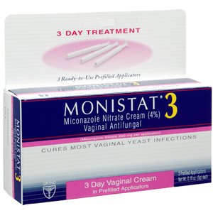 PACK OF 3 EACH MONISTAT 3 CREAM PREFILLED 1EA PT#30062540201