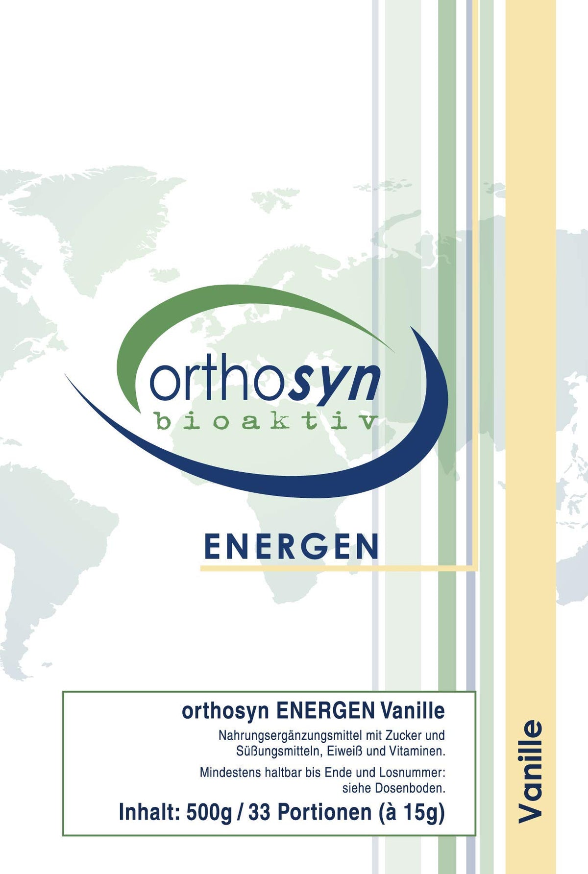 Buy ENERGEN Vanilla, 500 g Powder - OmniHealthRx Usa supplements
