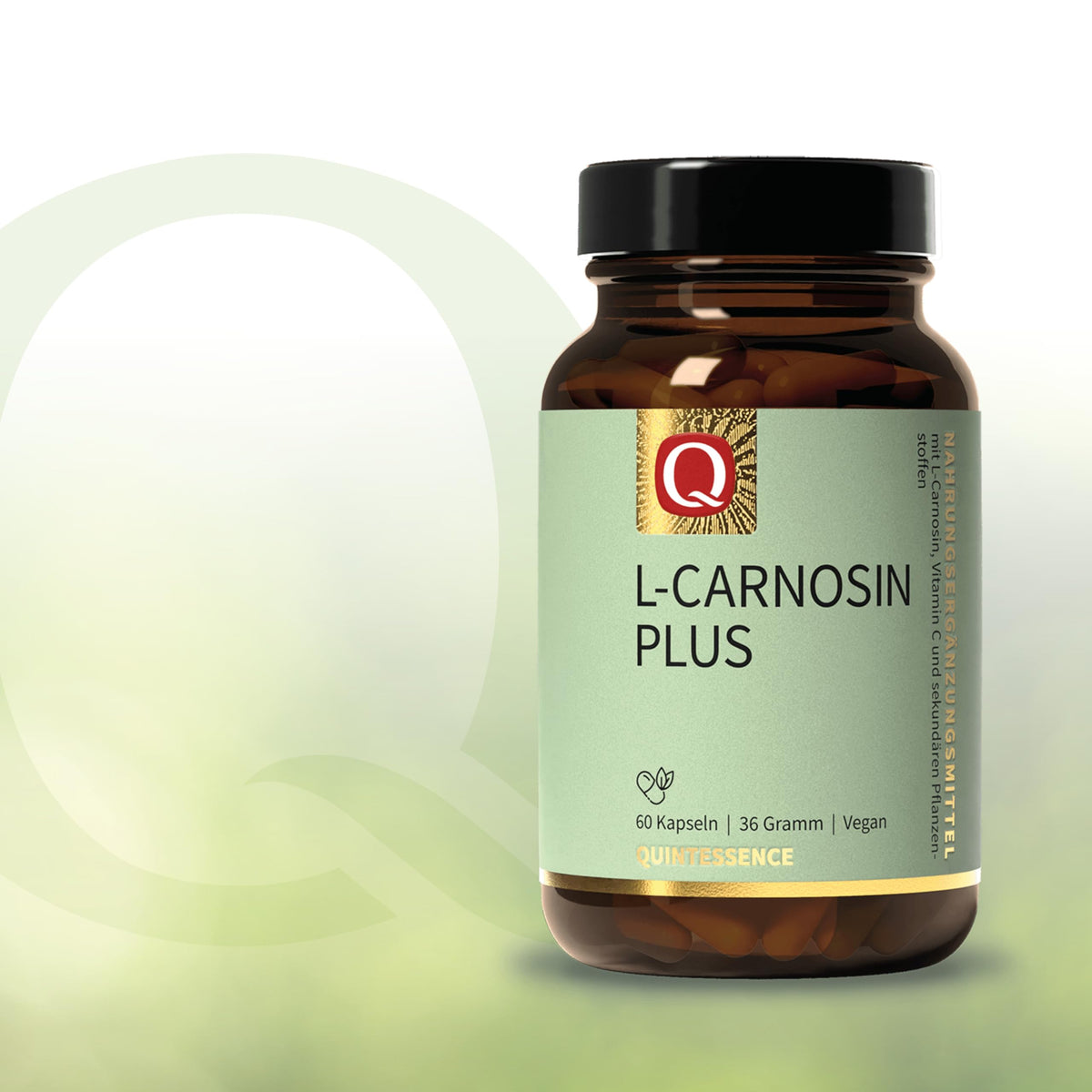 L-Carnosine Plus, 60 Capsules, 250 mg, 100% Pure Quality, Quintessence