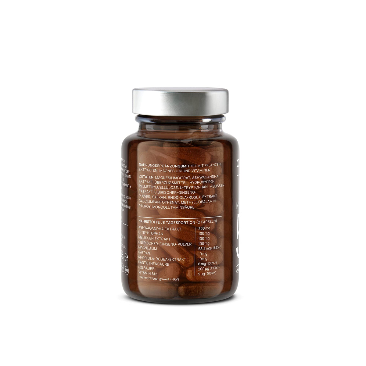Buy Clav N°5 Balance, Serotonin & Dopamine, 120 Vegan Capsules | Für innere Ruhe & Nerven, mit Rhodiola, Safran, L-Tryptophan, Magnesium & Vitamin B12, B5, B9, Laborgeprüft, im Apothekerglas - OmniHealthRx Usa supplements