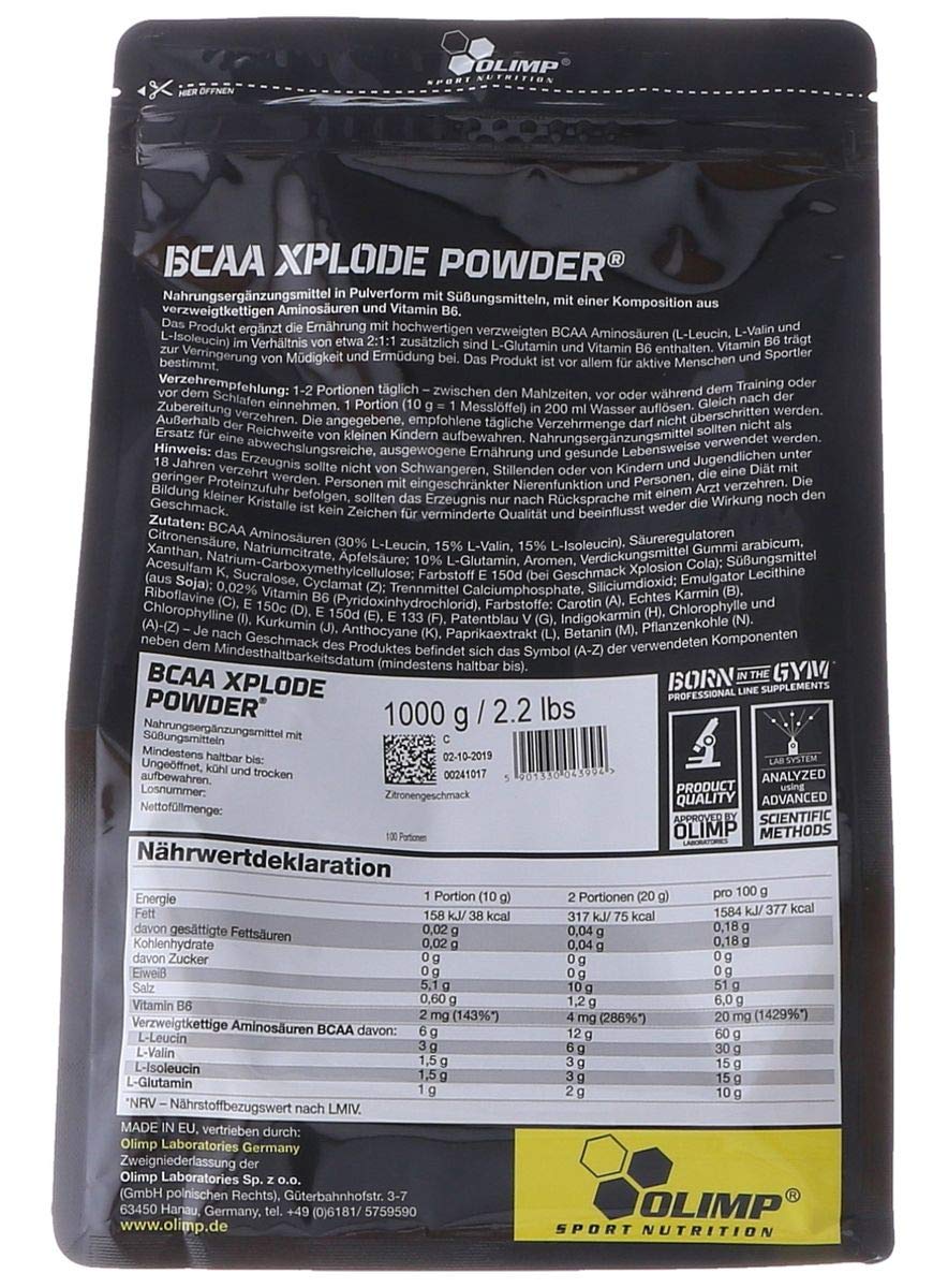 Buy Olimp BCAA XPlode Powder 24755 1000g - OmniHealthRx Usa supplements