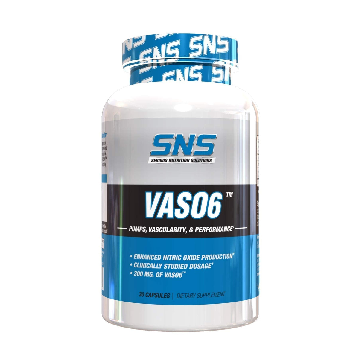Serious Nutrition Solution Vas06, White, 30 Count