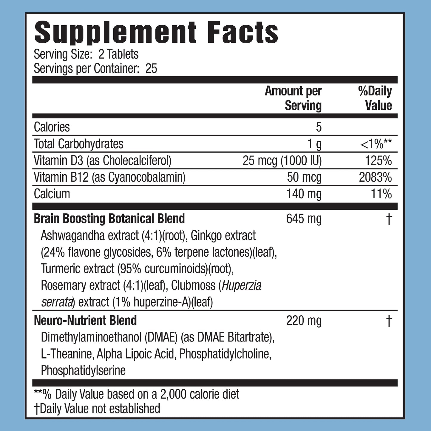 Applied Nutrition Healthy Brain All-Day Focus - 50 Tablets - Powerful 3-in-1 Brain Booster with Turmeric Extract - 25 Servings Applied NutritionBuy Supplements Australia