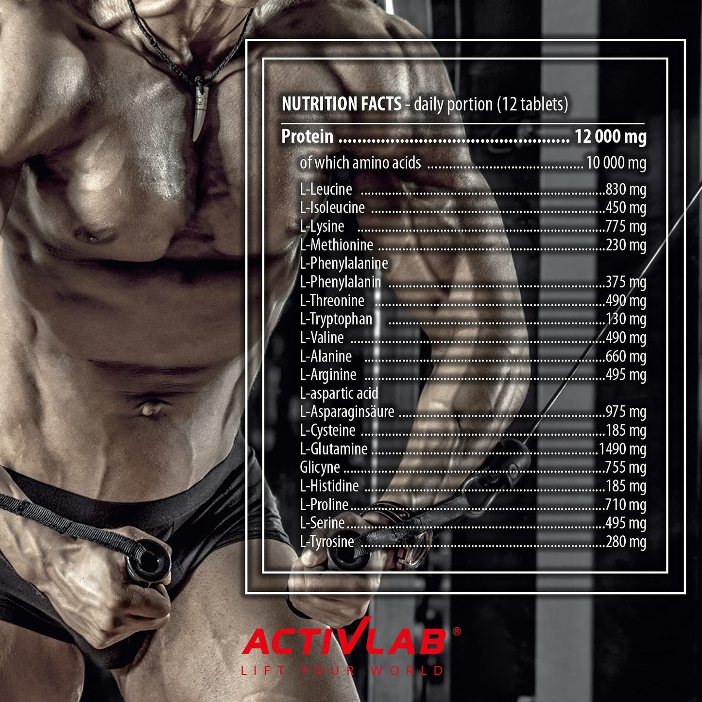 ACTIVLAB SPORT Amino Complex Supplement - Pack of 300 Chewable Tablets