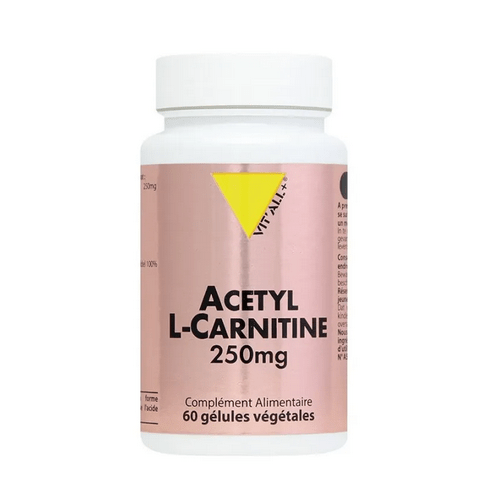 Buy Acetyl L-Carnitine 250mg 60 capsules VIT'ALL+ - OmniHealthRx Usa supplements