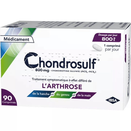 Chondrosulf 800 Mg 90 Tablets IBSA - Maple Wellness Supplements