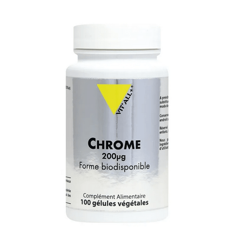 Buy Chrome picolinate 100 gélules VIT'ALL+ - OmniHealthRx Usa supplements