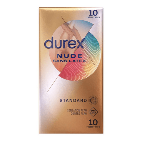 Buy Durex Nude 10 latex-free condoms - OmniHealthRx Usa supplements