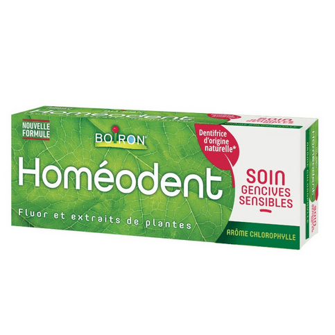 Buy Homeodent toothpaste for sensitive gum chlorophyll flavor - BOIRON - OmniHealthRx Usa supplements