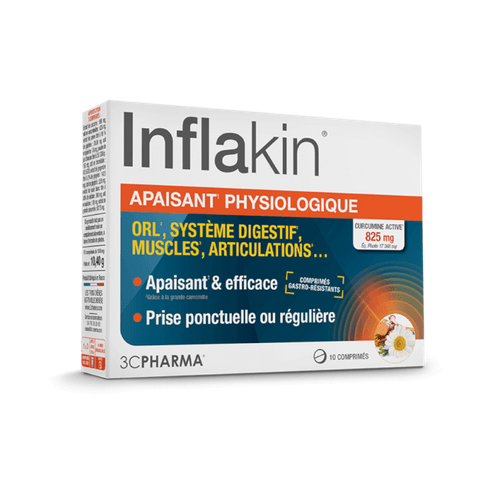 Buy Inflakin soothing physiological - 30 tablets - 3C PHARMA - OmniHealthRx Usa supplements