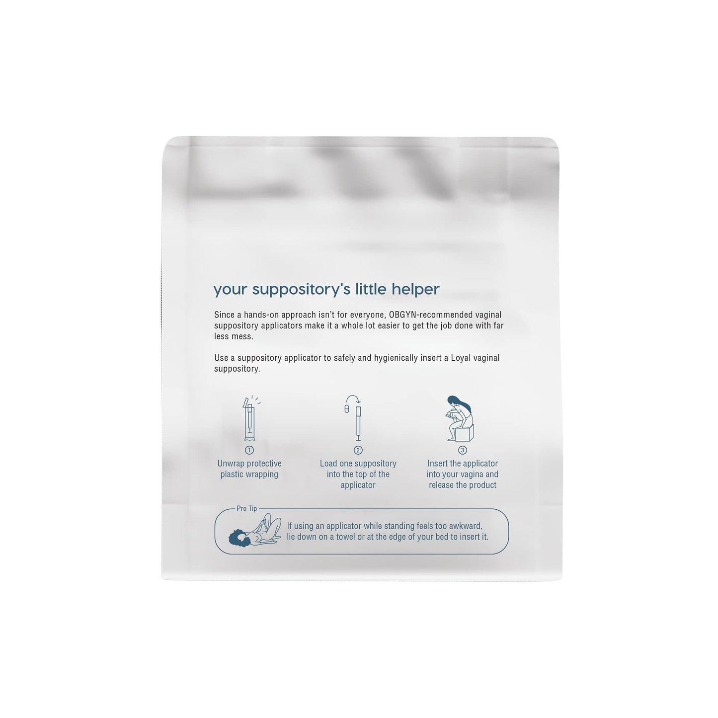 Loyal The Helper Suppository Applicators | Efficient | Compact | Comfortable | Fits Most Brands, Pills, Tablets and Boric Acid Suppositories (30-Pack) - Maple Wellness Supplements