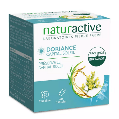 Buy NATURACTIVE Doriance Capital Soleil: prolongs tanning 60 capsules - OmniHealthRx Usa supplements