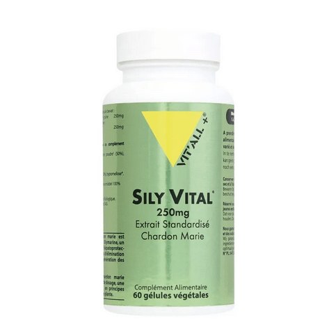 Buy Sily Vital (Chardon marie) Extrait standardisé 250 mg 60 gélules VIT'ALL+ - OmniHealthRx Usa supplements