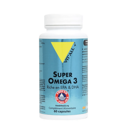 Buy Super Oméga 3 1000mg 60 capsules VIT'ALL+ - OmniHealthRx Usa supplements