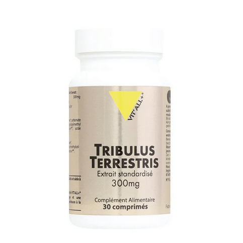 Buy Tribulus 300 mg Extrait standardisé 30 comprimés VIT'ALL+ - OmniHealthRx Usa supplements