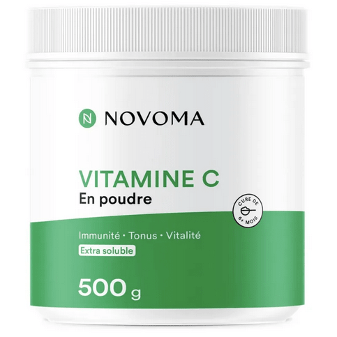 Buy Vitamine C en poudre Pot 500 g NOVOMA - OmniHealthRx Usa supplements