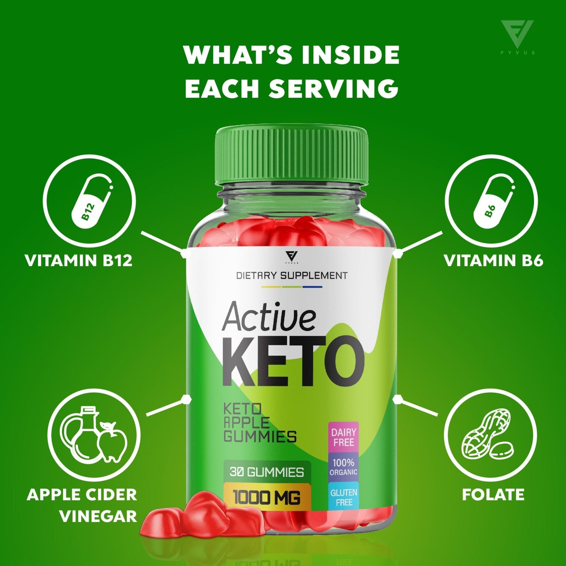 (2 Pack) Active Keto Gummies for Weight Loss Active Keto ACV Gummies Advanced - Maple Wellness Supplements