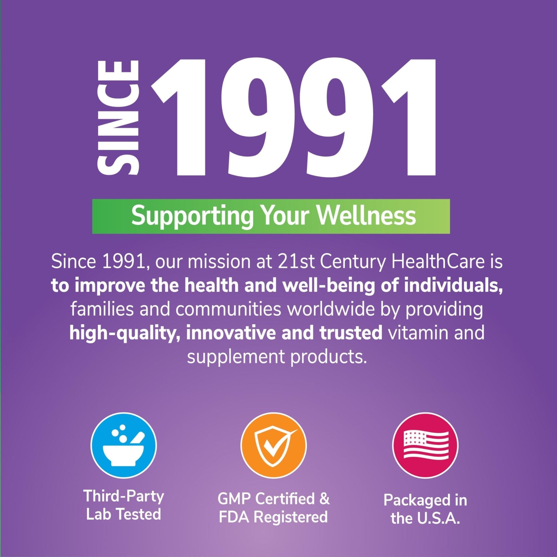 21st Century VitaJoy Fiber Gummies (Fruit Flavored, 90 Count), 5 g Fiber Per Serving for Digestive Support, Pectin-Based Prebiotic Gummies, Non-GMO, Vegan, Gluten Free, - Maple Wellness Supplements