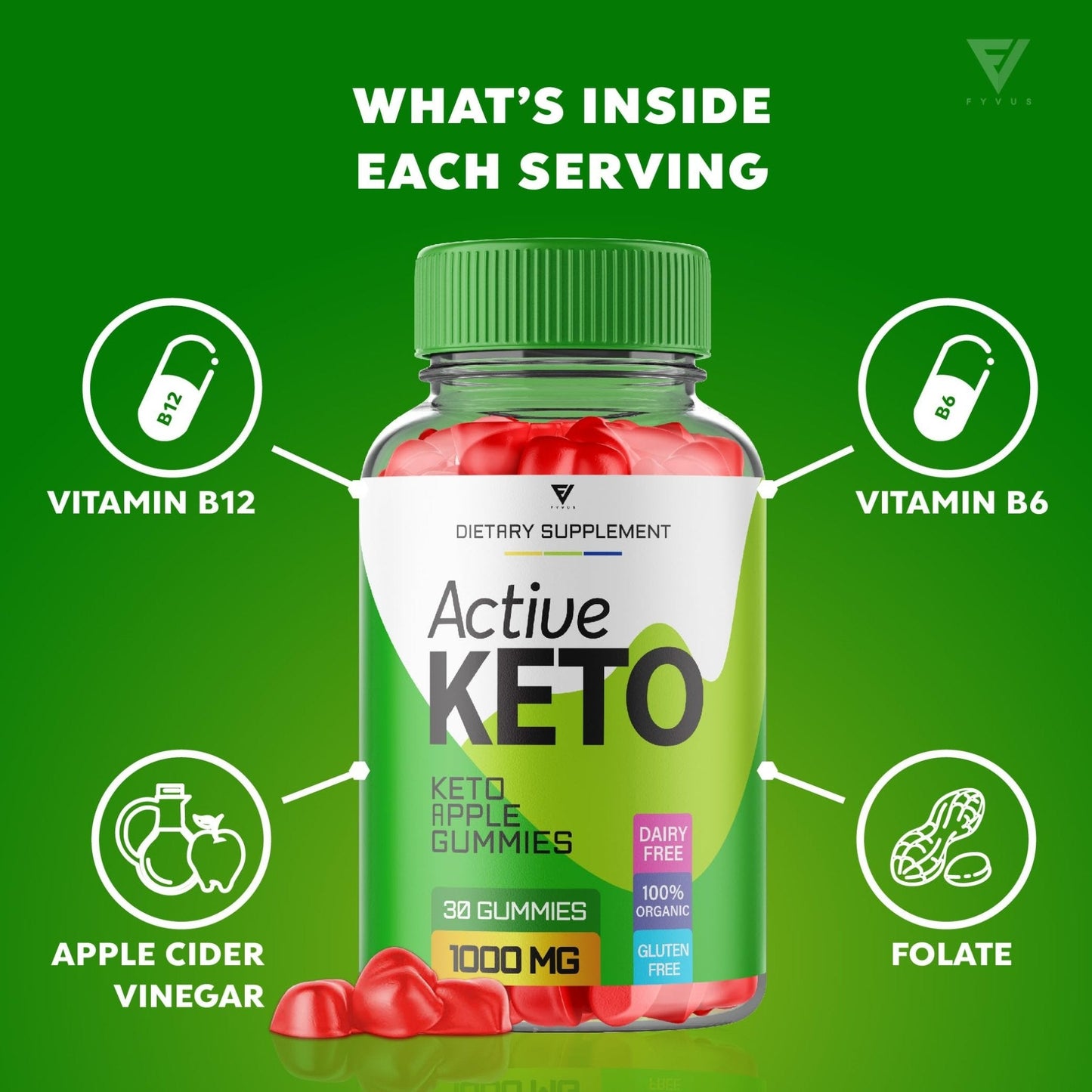 (3 Pack) Active Keto Gummies for Weight Loss Active Keto ACV Gummies Advanced - Maple Wellness Supplements