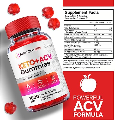 (3 Pack) Anatomy One Keto Gummies, Anatomy One Keto Acv Gummies, Anatomyone Keto - Maple Wellness Supplements