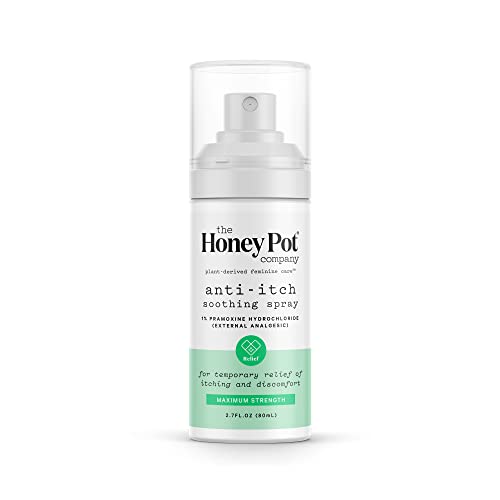 The Honey Pot Company - Feminine Anti-Itch Spray -at Home or On The Go Medicated Spray