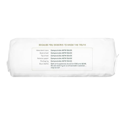 Eco by Naty Panty Liners for Women – Liners for Daily use, Eco-Friendly Women’s Thin Discreet Panty Eco by NatyBuy Supplements Australia