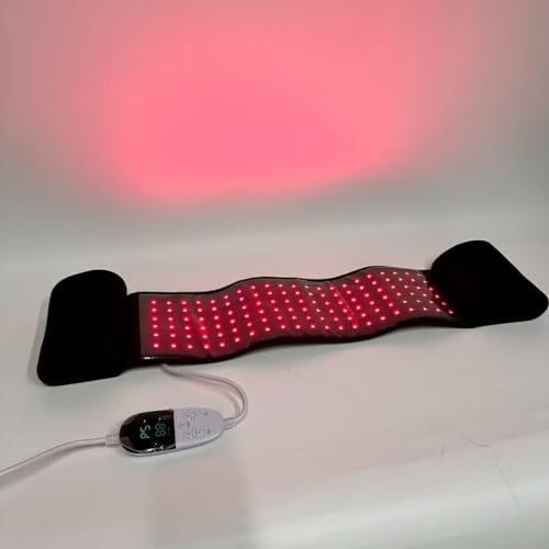 Red Light Therapy Belt, 2 in 1 LED Red & Infrared Light Therapy Flexible Wearable Pad for Body Back