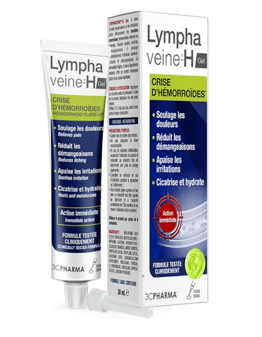 Buy ​3C PHARMA Lymphaveine H gel : hemorrhoidal discomfort - 30 ml - OmniHealthRx Usa supplements