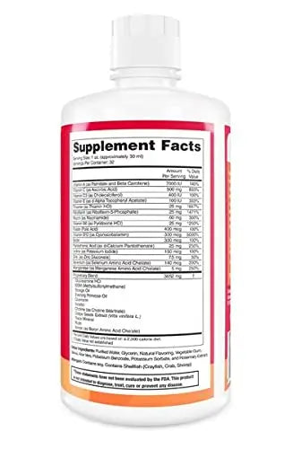 ENP Liquid Multi-Vitamin with Joint Support for Adults | Multivitamin for Women & Men | Plus Glucosamine with MSM | 32 oz | ENPBuy Supplements Australia