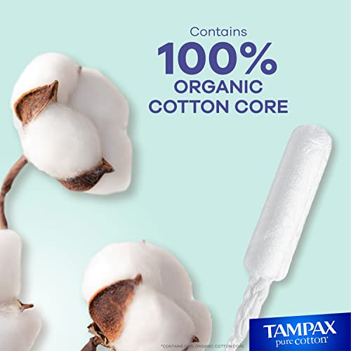 TAMPAX Pure 100% Organic Cotton Core Super Absorbency Tampons - 24 ct TampaxBuy Supplements Australia
