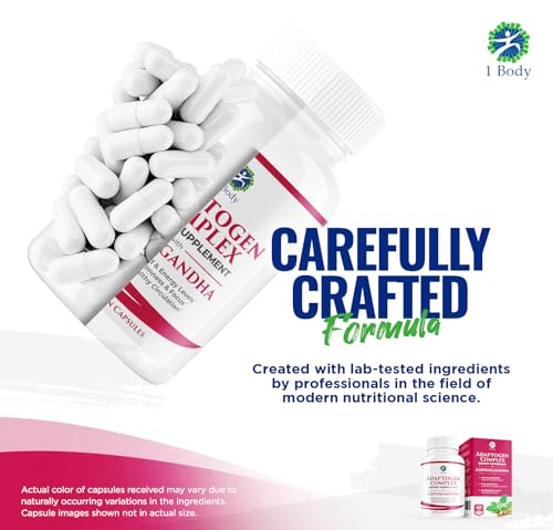 1 Body Adaptogen Complex Supplement with Ashwagandha