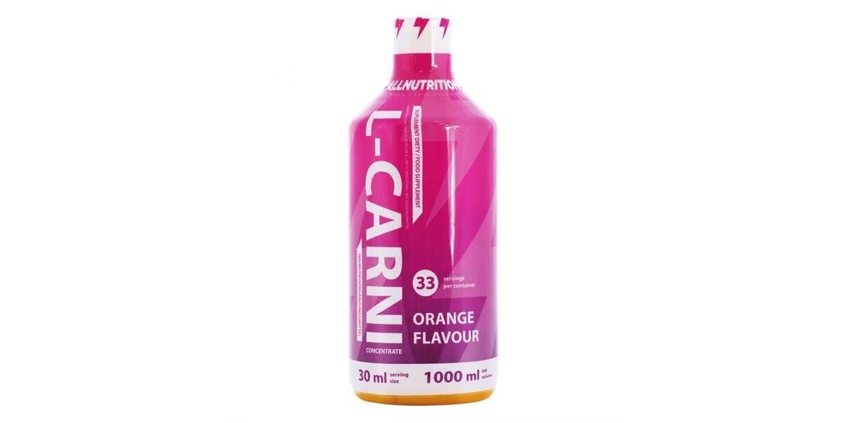 ALLNUTRITION L-Carni Concentrate - Dietary Supplement Enriched with Green Tea Extract and Vitamins - 3000 mg L-Carnitine per Serving - Can Help with Weight Loss - 1000 ml, Orange