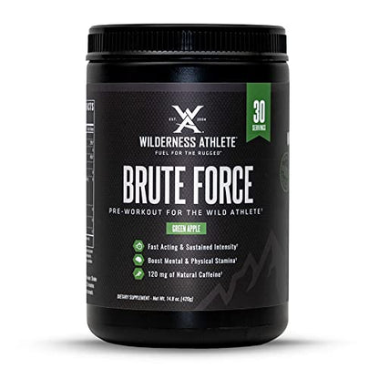 Wilderness Athlete - Brute Force Pre-Workout | Best Pre Workout Powder for Women & Men