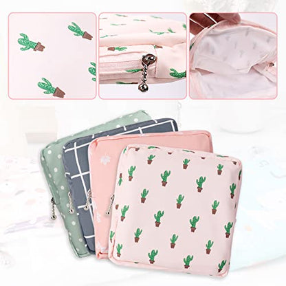 Sanitary Napkin Storage Bag,Portable Sanitary Napkin Storage Pouch Pack of 4 Reusable Menstrual Cup TuciykeBuy Supplements Australia
