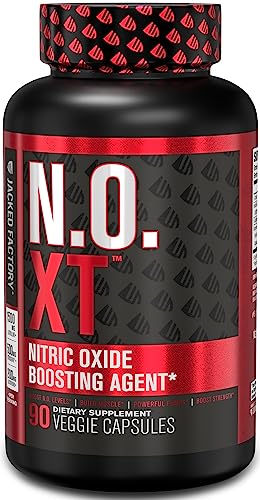 N.O. XT Nitric Oxide Supplement with Nitrosigine L Arginine & L Citrulline for Muscle Growth