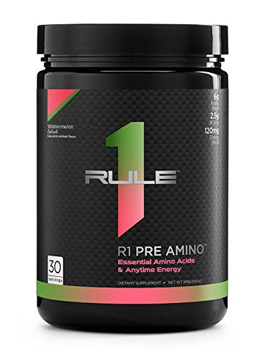 Rule 1 Proteins – Watermelon Splash, Anytime Energy Boost, R1 Pre Amino Acid Complex