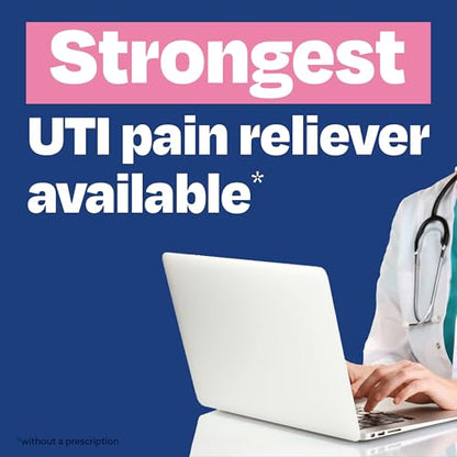 Cystex Maximum-Strength UTI Pain Relief Tablets - 99.5 mg Phenazopyridine HCl for Fast Relief of Burning, Urgency, & Bladder Discomfort - Non-Staining, Fast-Acting Formula - 24-Count CystexBuy Supplements Australia