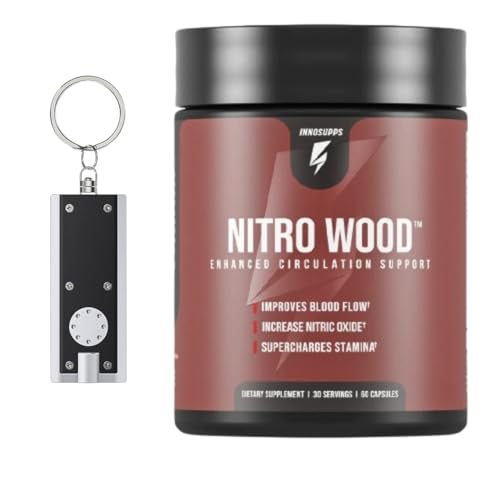 Choi Moid Bundle LED Light Key Chain + Nitro Wood Enhanced Circulation Nitric Oxide