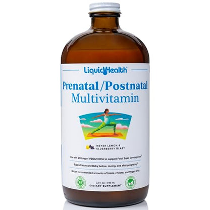 LIQUIDHEALTH Prenatal/Postnatal Multiple Liquid Women's Multivitamin with Real Folate LIQUIDHEALTH Prenatal/Postnatal Multiple Liquid Women's Multivitamin with Real Folate