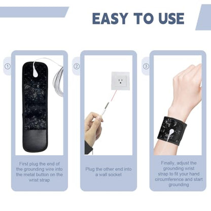 LOYDBDT Grounding Wrist Strap,Patterned Grounding Wristband,Unique Air Holes and Conductive Silver LOYDBDTBuy Supplements Australia
