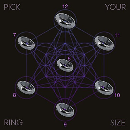 Genuine Magnetic Hematite Rings, 3 Rings in Each Order, Black Hematite Ring LUXSTRABuy Supplements Australia