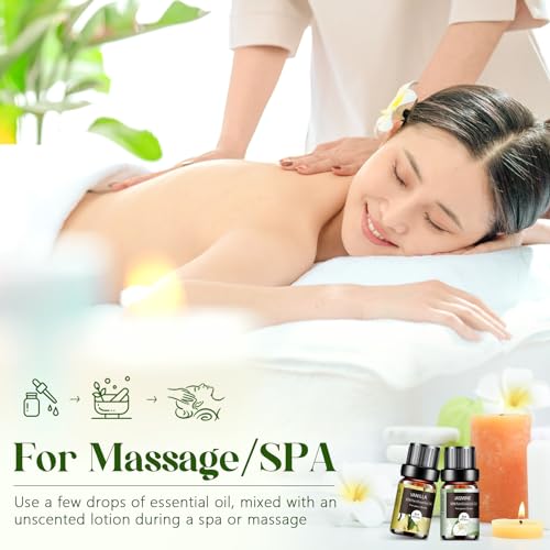 Essential Oils Set - 12 Pcs Aromatherapy Essential Oil Kit for Diffuser, Humidifier, Aromatherapy, Massage AeshoryBuy Supplements Australia