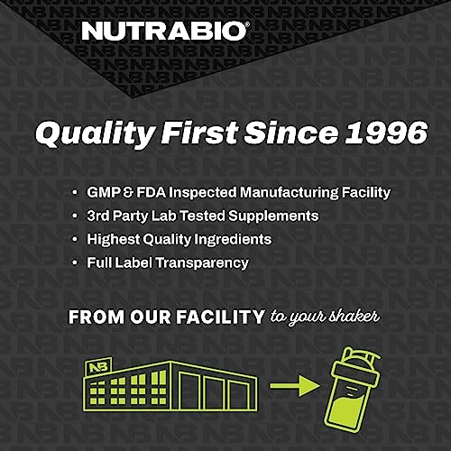NutraBio Classic Whey Protein Powder- Full-Spectrum Amino Acid Profile - No Fillers NutraBioBuy Supplements Australia
