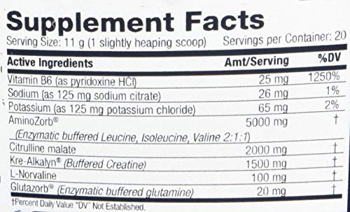 Distinct Formulations, AlphaCell 7, (Pre, Intra, Post), Lemon Spritz, 20 Servings