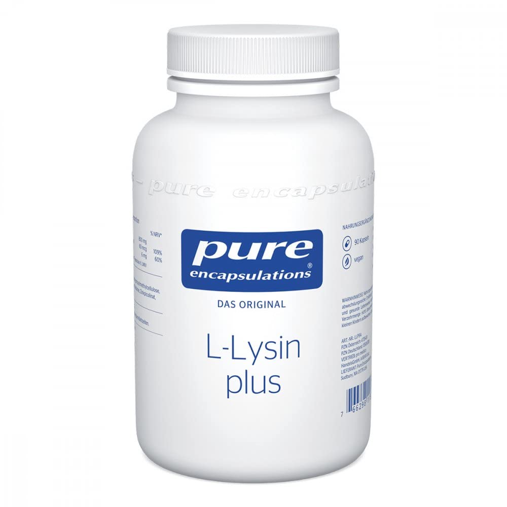Pure Encapsulations L-Lysine Plus Capsules Pack of 90