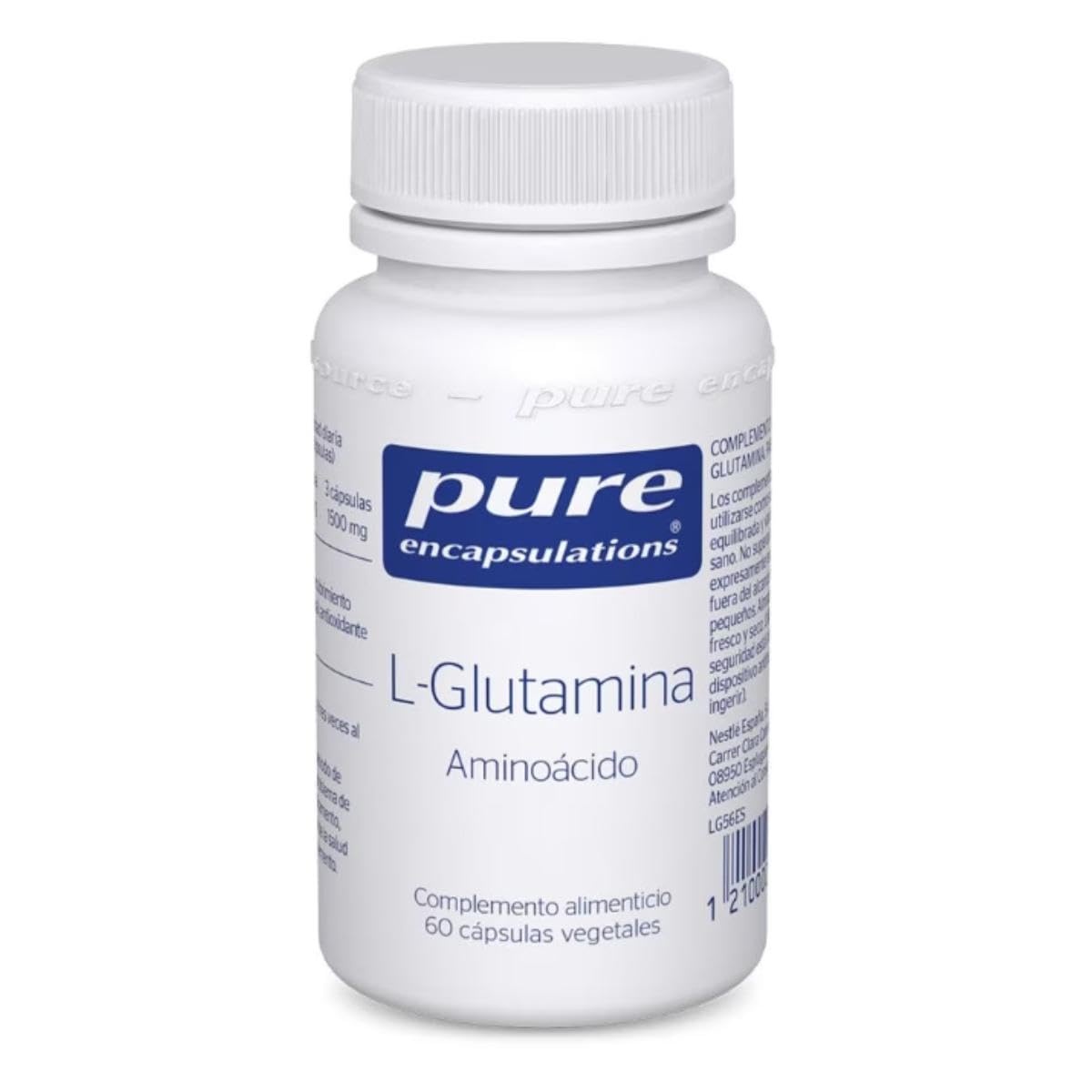 L-Glutamine 60 Capsule | The most common amino acid in the body · Free form for easy dosage