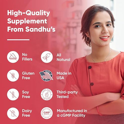 Sandhu's Beet Root Powder Capsules with Bioperine| 60 Capsules, 60 Days Supply Sandhu'sBuy Supplements Australia