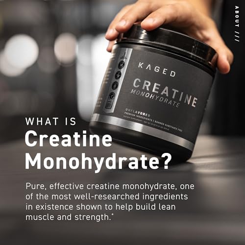 Kaged Pre Sport & Creatine Monohydrate Bundle | Glacier Grape Pre + Unflavored Creatine | Energy, Endurance, & Strength Gains | Hydration Support | Banned Substance-Free | Premium Stack