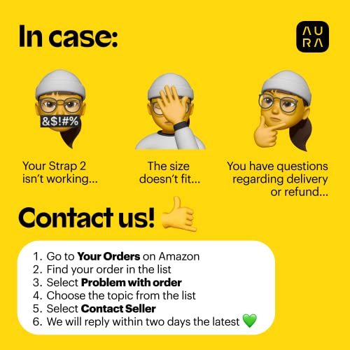 AURA Strap 2 Compatible w Apple Watch – for Body Fat, BMI & Weight Loss - Body Composion AURA StrapBuy Supplements Australia